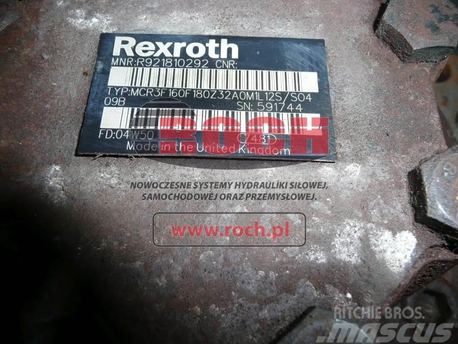 Rexroth MCR3F160F180Z32A0M1L12S/S0409B Motorlar