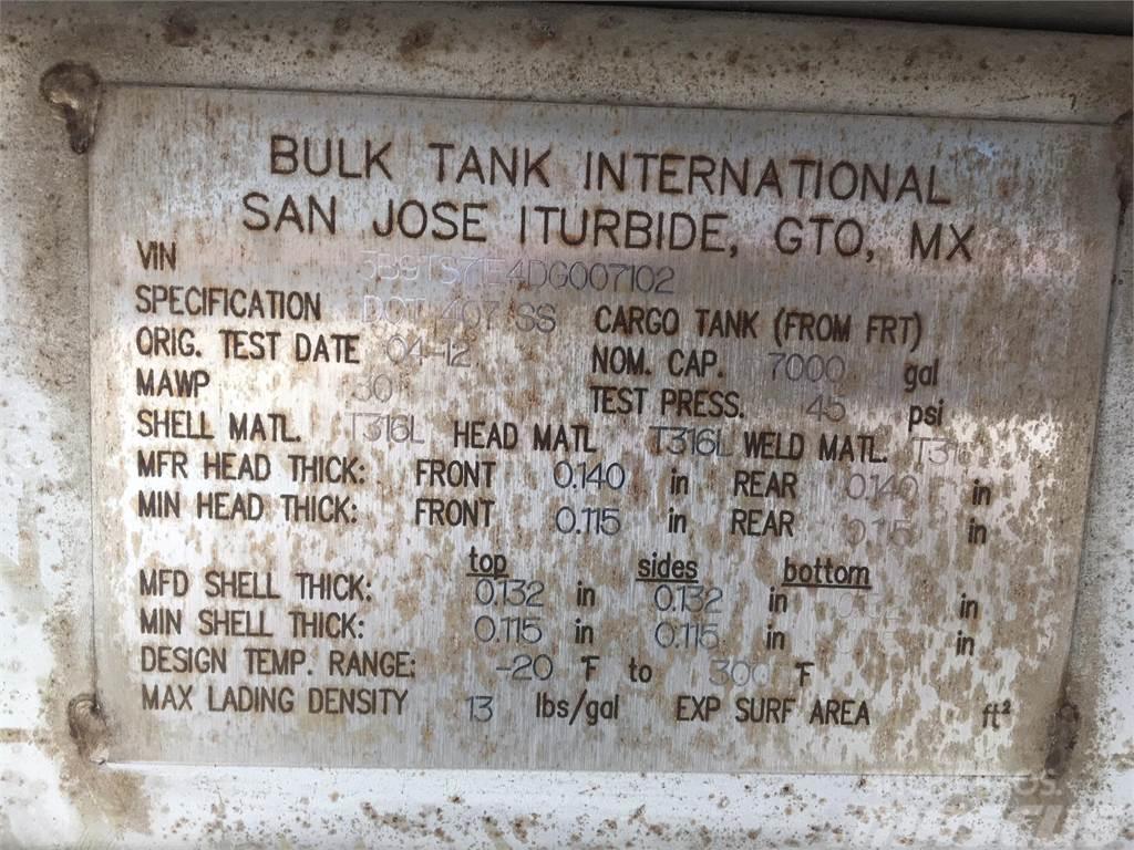  BULK NON-CODE 407 / 7000G / INSULATED Tankerler