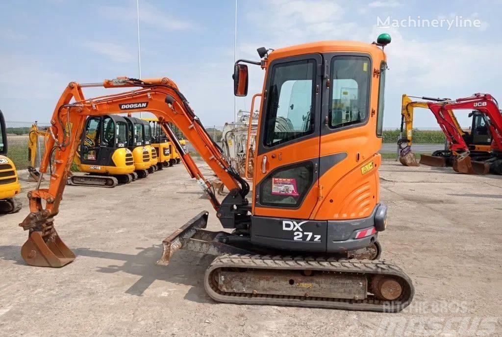 Doosan DX 27 Mini excavator Mini ekskavatörler, 7 tona dek