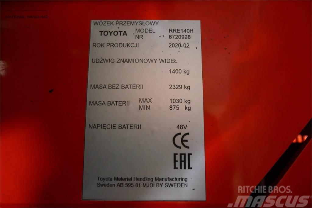 Toyota RRE140H Reach truck - depo içi istif araçları