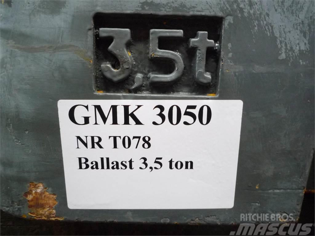 Grove GMK 3050 counterweight 3,5 ton Vinç parçalari