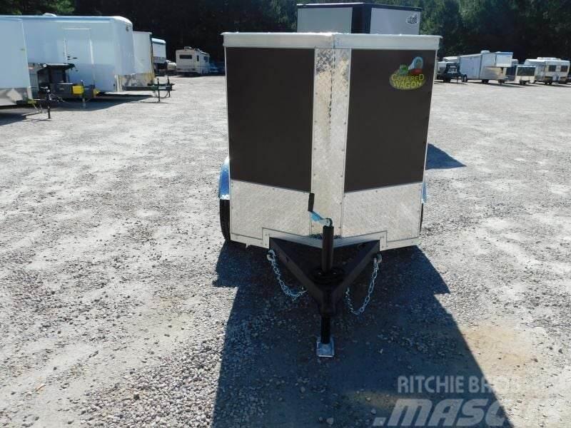  Covered Wagon Trailers 4x6 Enclosed Cargo Diger