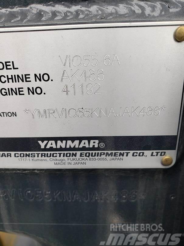 Yanmar VIO55-6A Paletli ekskavatörler