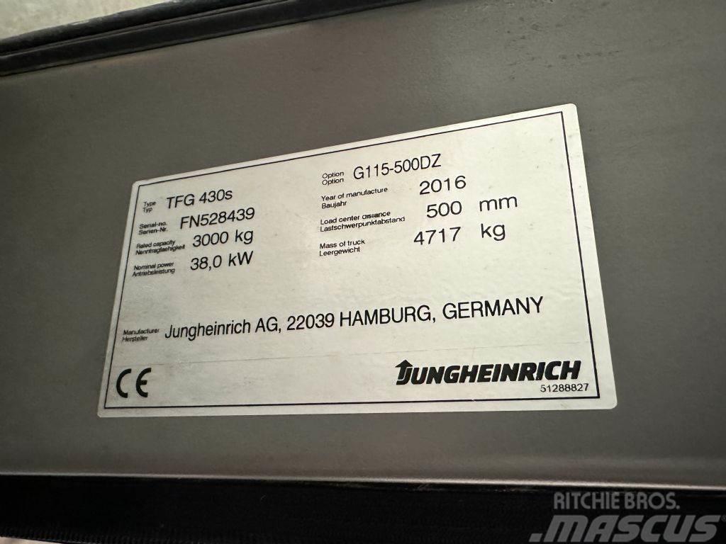 Jungheinrich TFG 430s - TRIPLEX 5 m LPG'li forkliftler