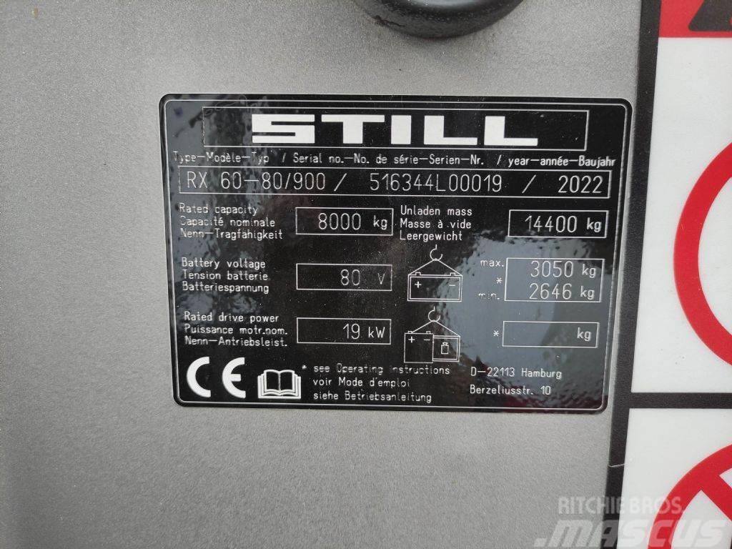 Still RX60-80/900 Elektrikli forkliftler