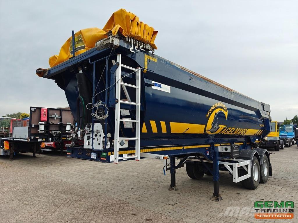 MOL MO4DAST2 28.7 m³ Steel Tipper - Steel Chassis - 2 Damperli çekiciler