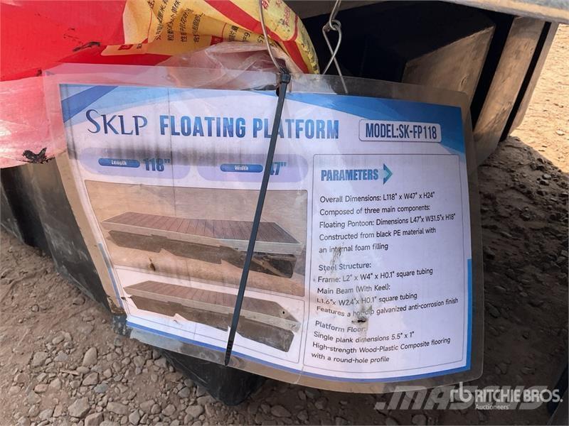 SDLOOL SL-FB47 9 ft 8 in x 4 ft Floating Dock (Unu Diger parçalar
