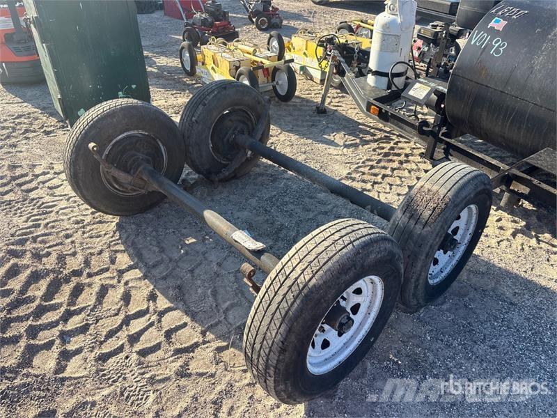 Quantity of (2) Trailer Axles 225/75R15 tires Diger parçalar