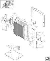 New Holland - Furtun radiator - 84329358