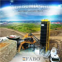 TURBOMIX-100 Mobile Concrete Batching Plant