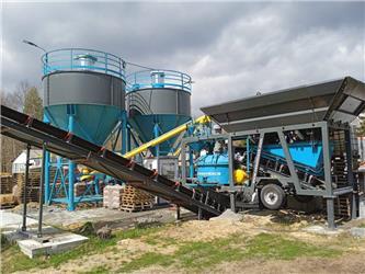 Constmach 30 m3/h Small Mobile Concrete Batching Plant