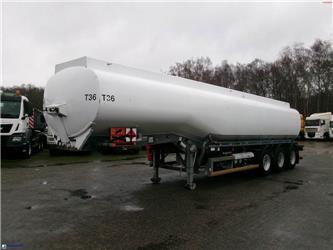  Crane Fruehauf Fuel tank alu 39 m3 / 1 comp + pump