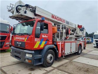 MAN 18.284 Magirus Hoogwerker / Firetruck / Ladderwage