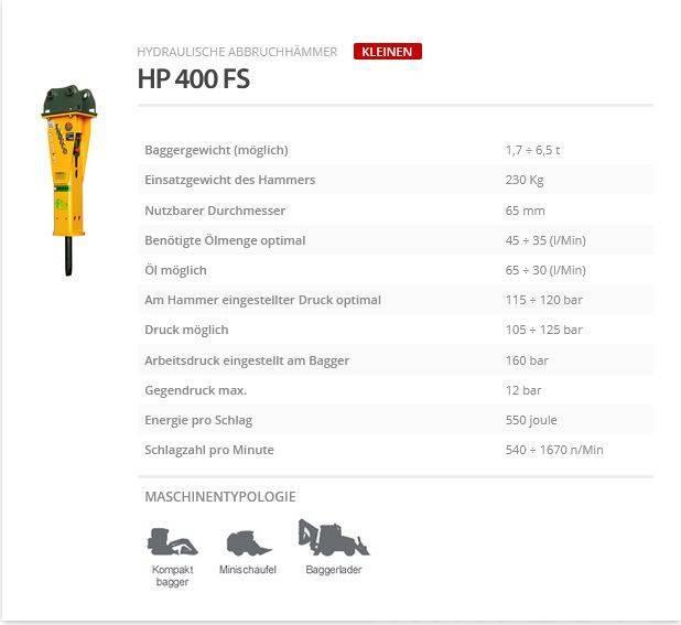 Indeco HP 400 FS Hidrolik kırıcılar