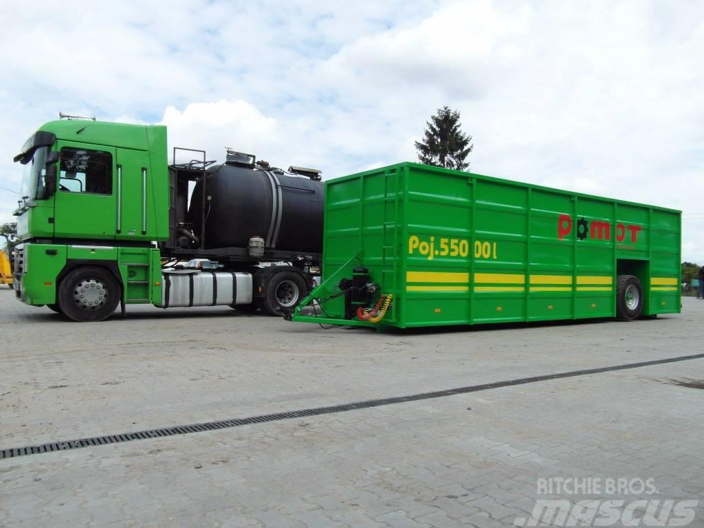 Pomot Slurry tank container  55000 L/Réservoir de lisier Sivi gübre ve ilaç tankerleri