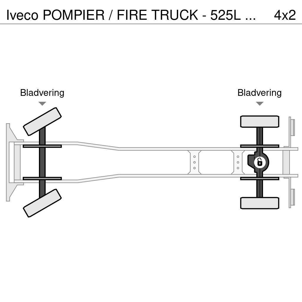Iveco POMPIER / FIRE TRUCK - 525L TANK - LIGHT TOWER - G Itfaiye araçlari