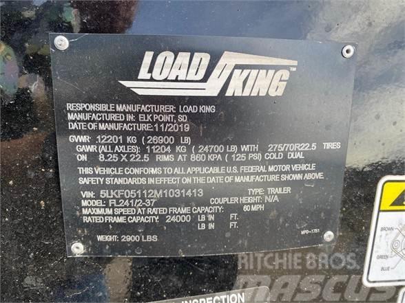 Load King FLIP AXLE, AIR RIDE,DRUM BRAKES, 22.5LP Low loader yari çekiciler