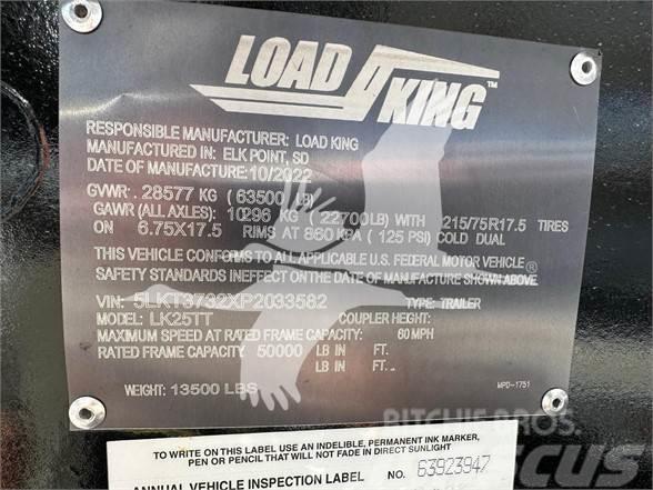 Load King LK25TT TILT DECK TRAILER, 50K CAPACITY, SPRING RID Low loader yari çekiciler