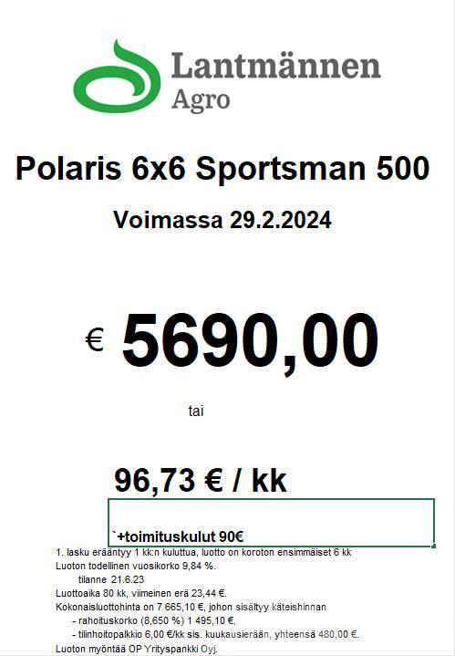 Polaris Sportsman 500 6x6 ATVler