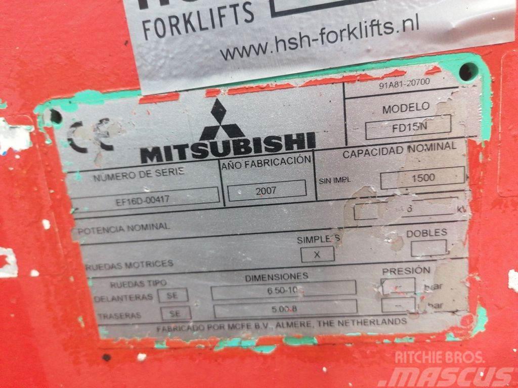 Mitsubishi FD15N Dizel forkliftler