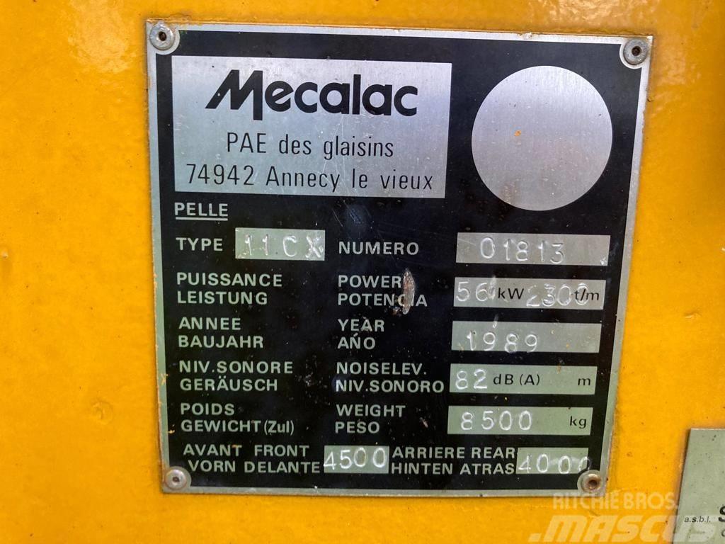 Mecalac 11 C X Lastik tekerli ekskavatörler