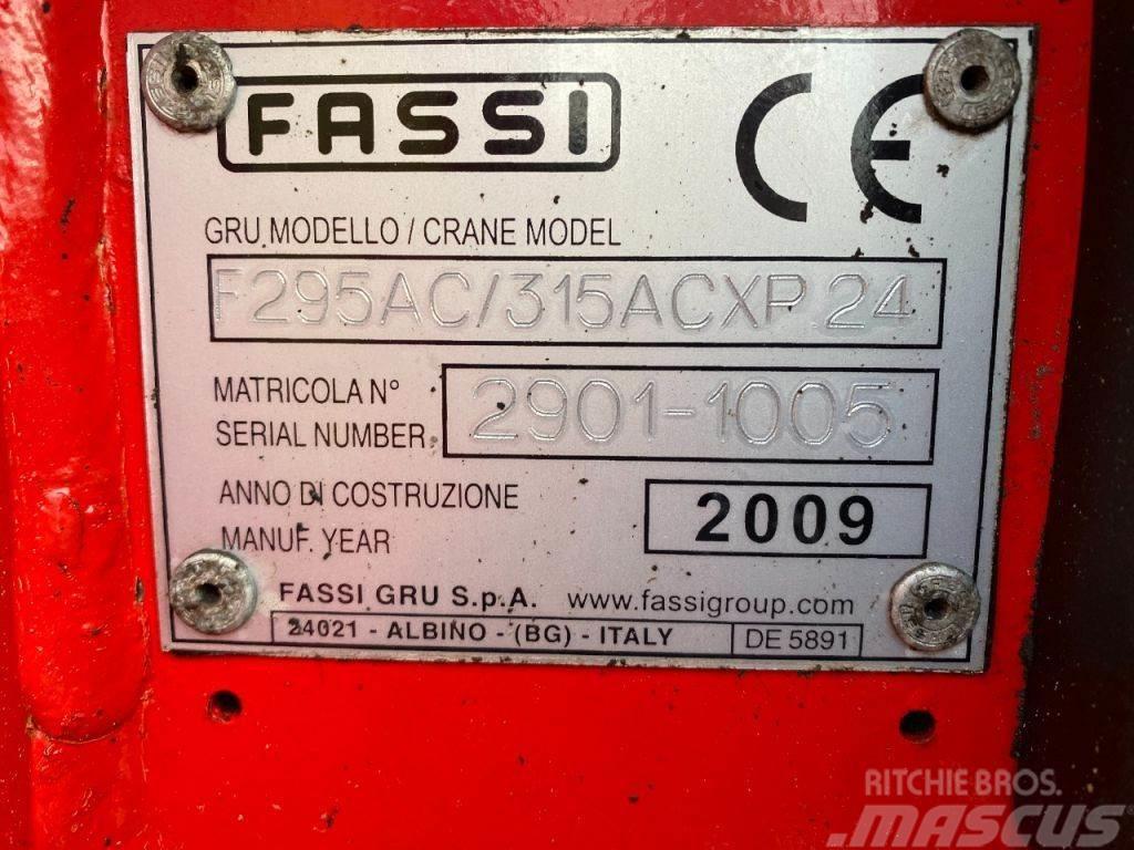 Fassi F315 A.24 + REMOTE + 4X OUTRIGGER F315ACXP.24 Yükleme vinçleri