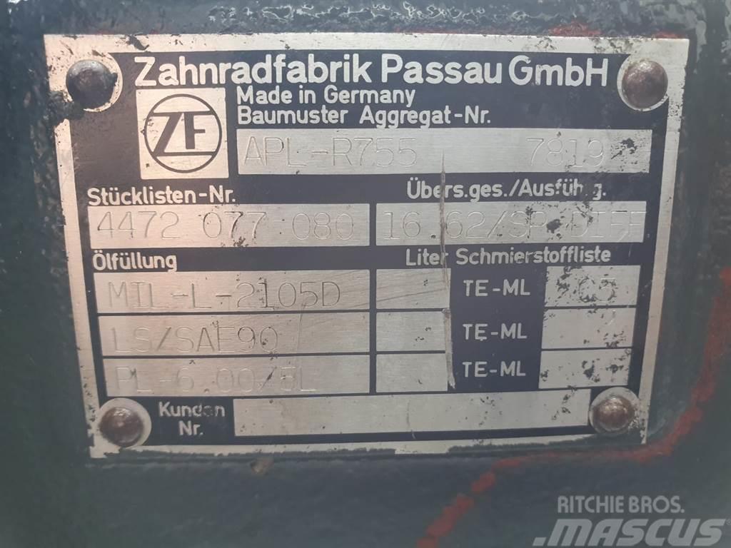 ZF APL-R755 - Ahlmann AZ 14 - Axle Axles