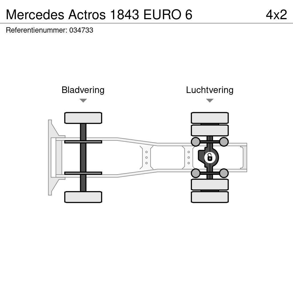 Mercedes-Benz Actros 1843 EURO 6 Çekiciler