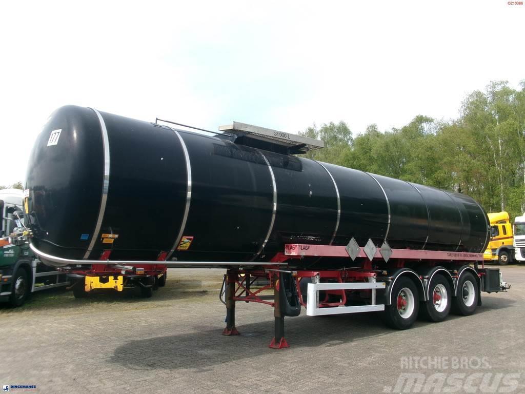 LAG Bitumen tank inox 31.9 m3 / 1 comp Tanker yari çekiciler