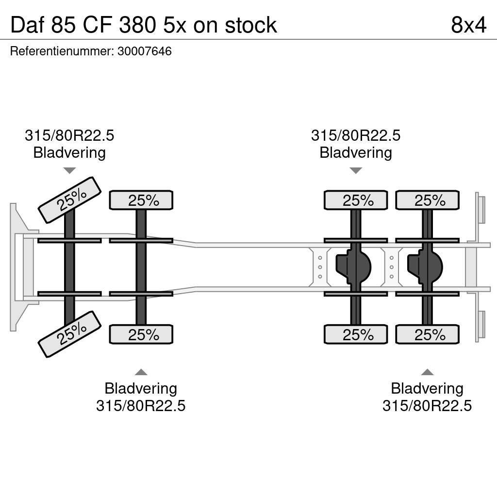 DAF 85 CF 380 5x on stock Vidanjörler