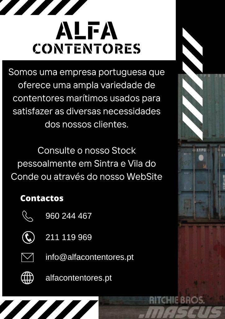  AlfaContentores Contentor Marítimo 20' Yük konteynerleri