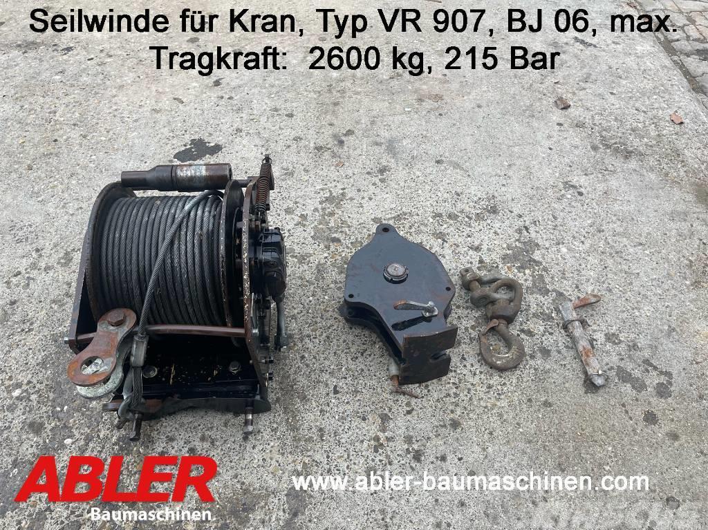  Seilwinde für LKW-Kran VR 907 Yükleme vinçleri
