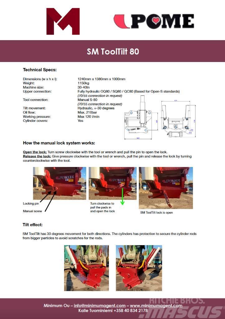SM Tooltilt  80 Quick connectors