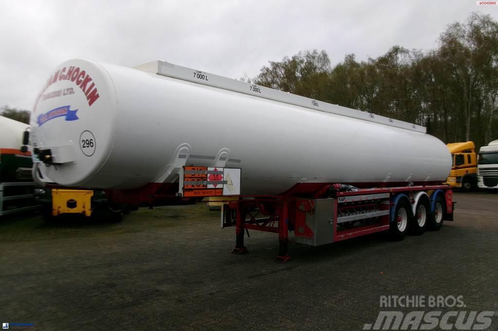 LAG Fuel tank alu 44.4 m3 / 6 comp + pump Tanker yari çekiciler