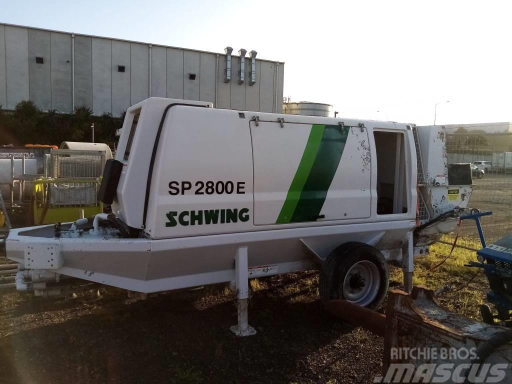 Schwing SP 2800 E Beton pompaları