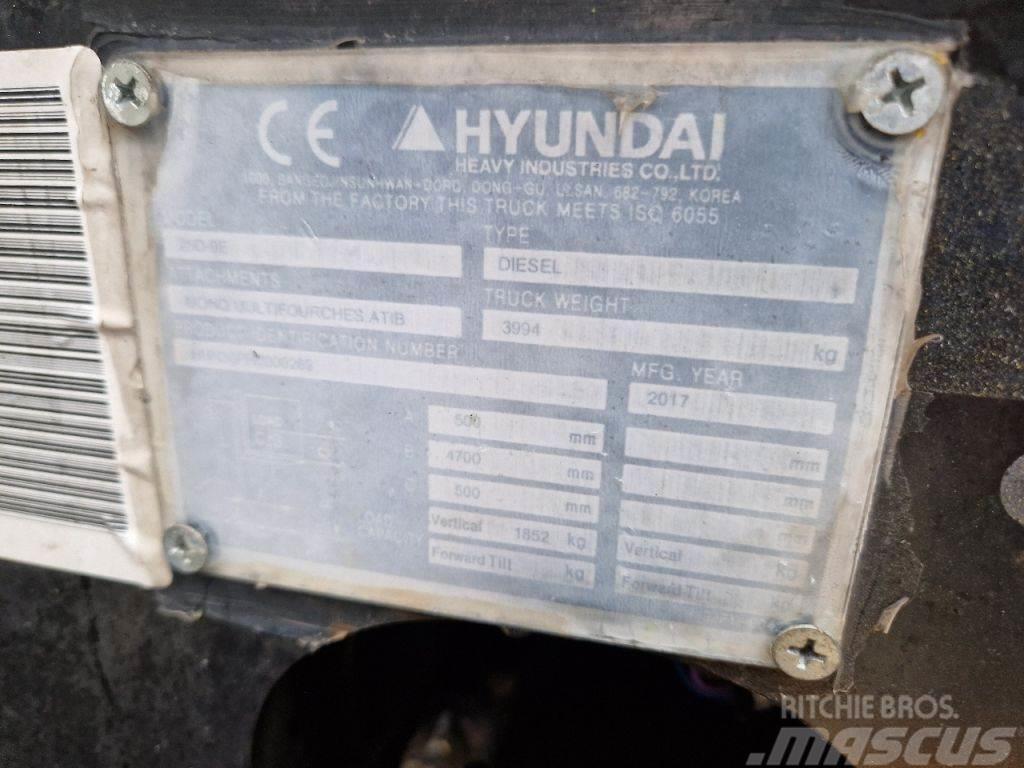 Hyundai 25D-9E Dizel forkliftler