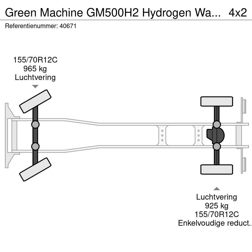 Green Machines GM500H2 Hydrogen Waterstof Sweeper Süpürme kamyonları