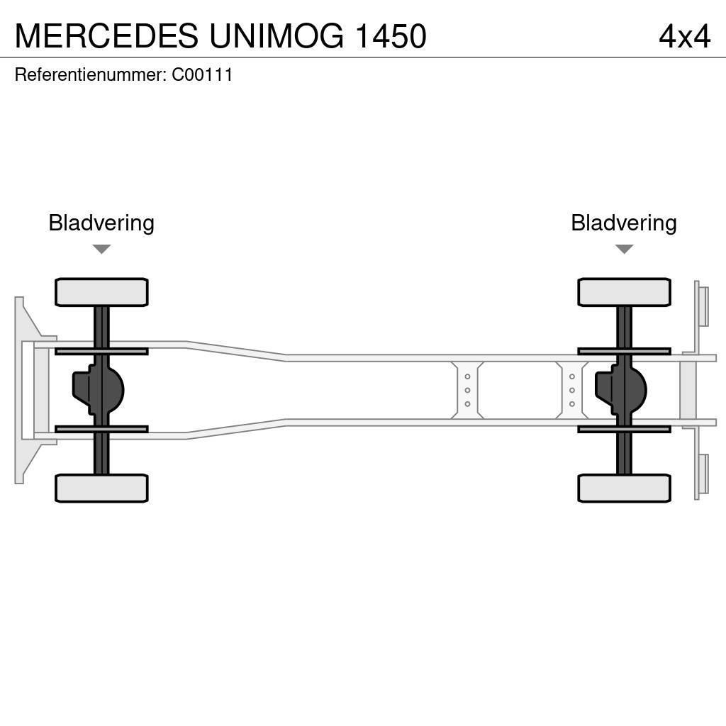 Mercedes-Benz UNIMOG 1450 Damperli kamyonlar
