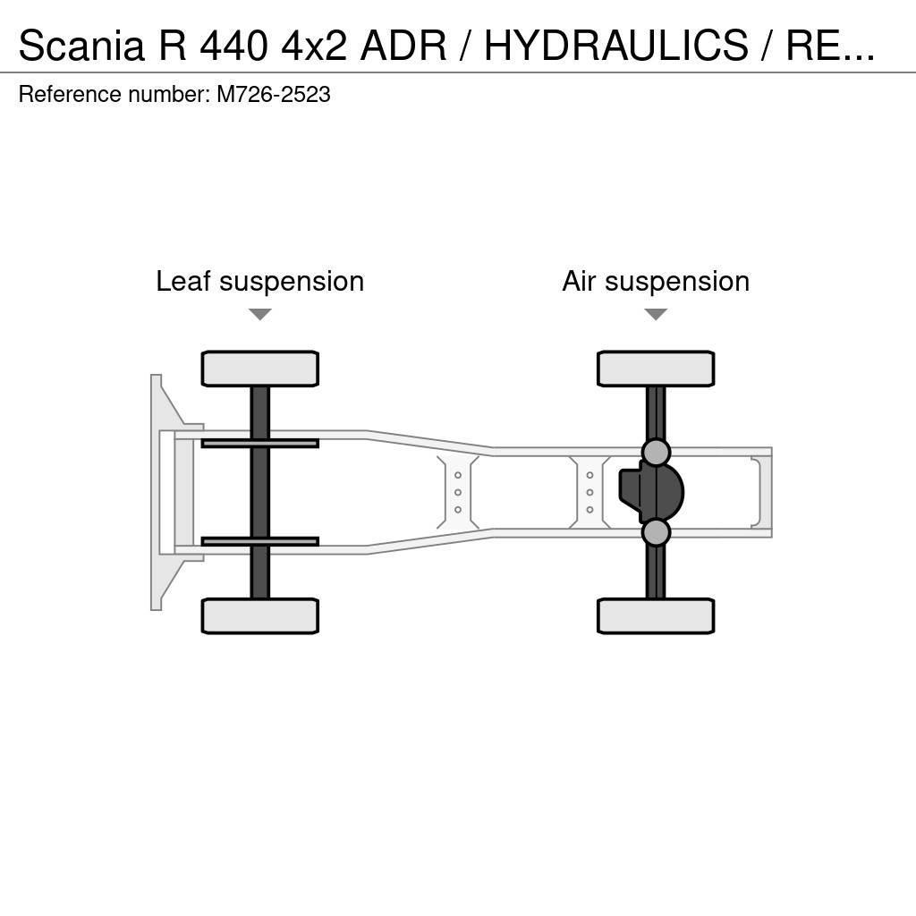 Scania R 440 4x2 ADR / HYDRAULICS / RETARDER Çekiciler