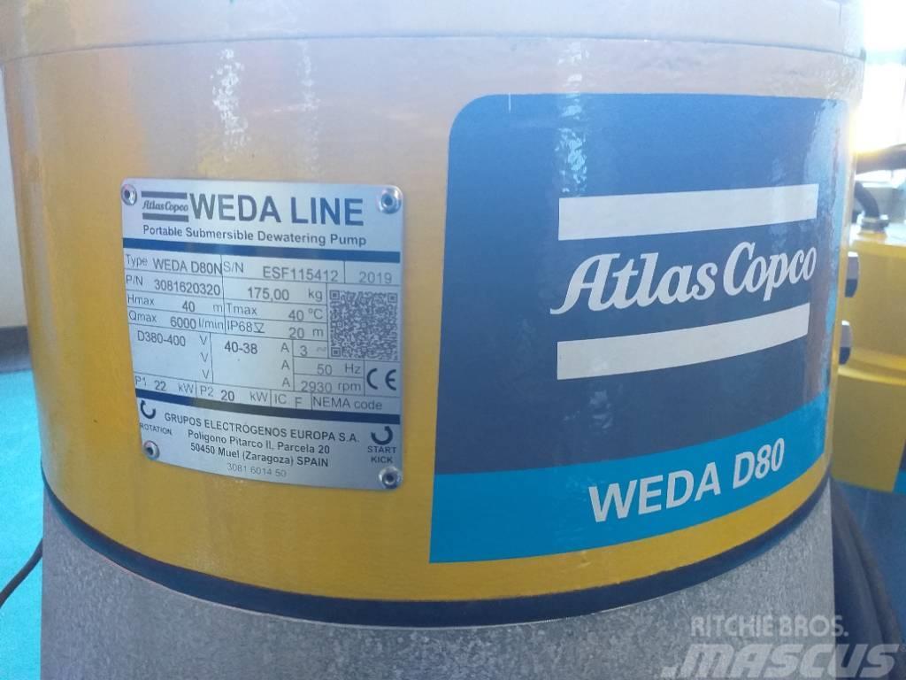 Atlas Copco WEDA D80N Su pompalari