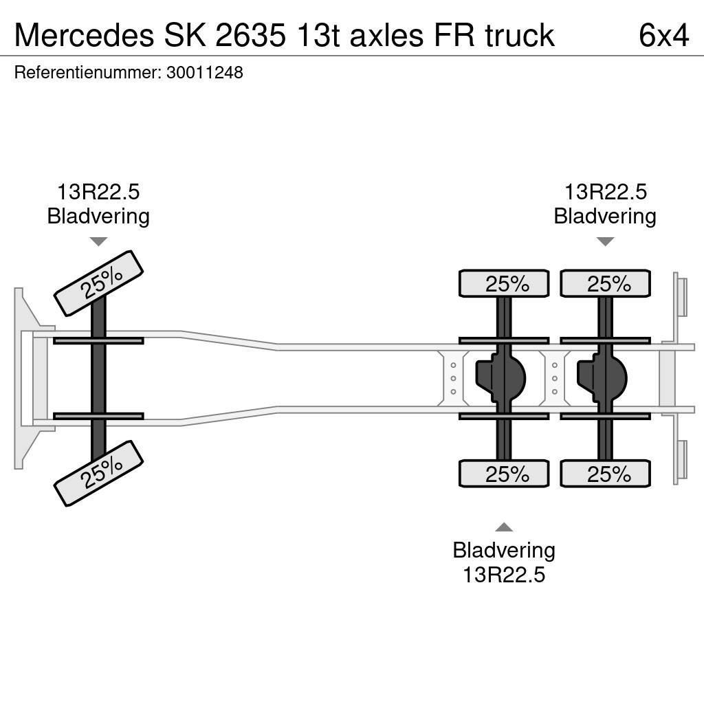 Mercedes-Benz SK 2635 13t axles FR truck Çekiciler