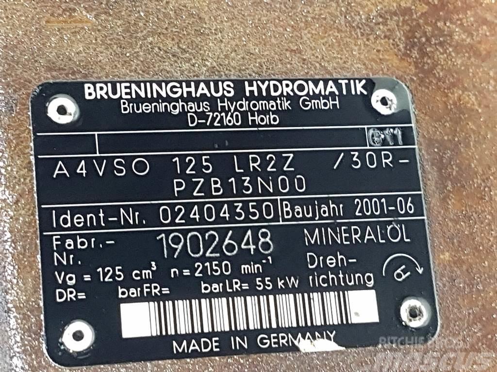 Brueninghaus Hydromatik A4VSO125LR2Z/30R-R902404350-Drive pump/Fahrpumpe Hidrolik