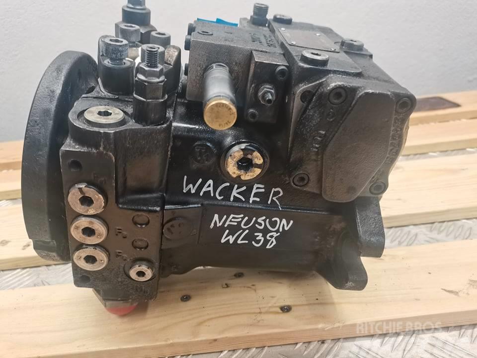 Wacker Neuson WL38 {Rexroth A4VG40DA1D8}  drive pump Hidrolik