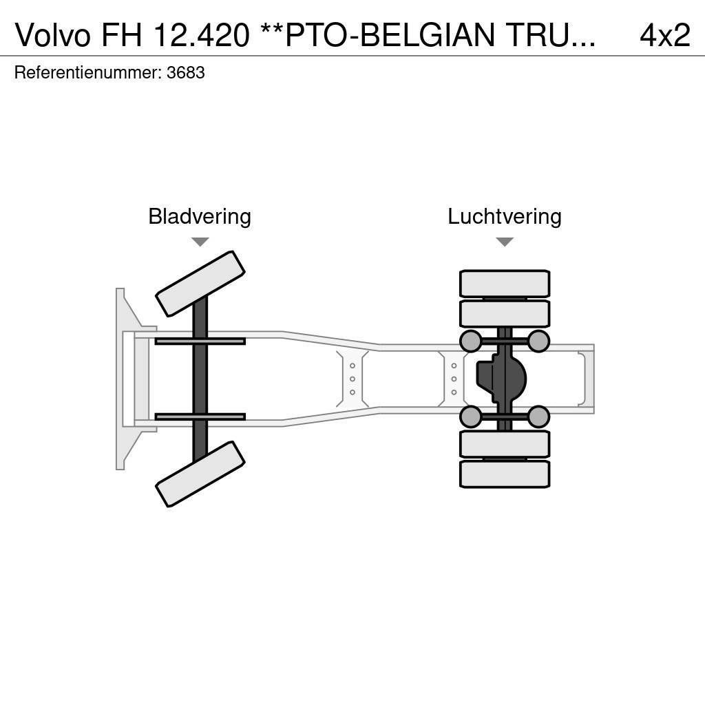 Volvo FH 12.420 **PTO-BELGIAN TRUCK-LOW MILEAGE** Çekiciler