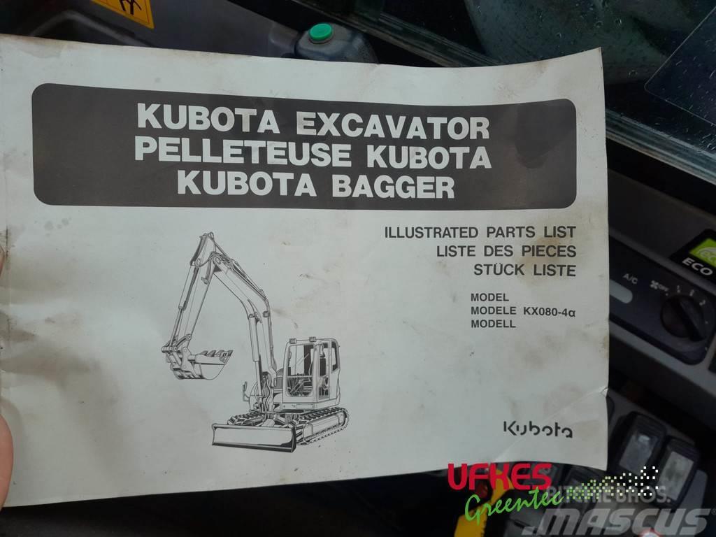 Kubota KX080-4 Alpha Midi ekskavatörler 7 - 12 t