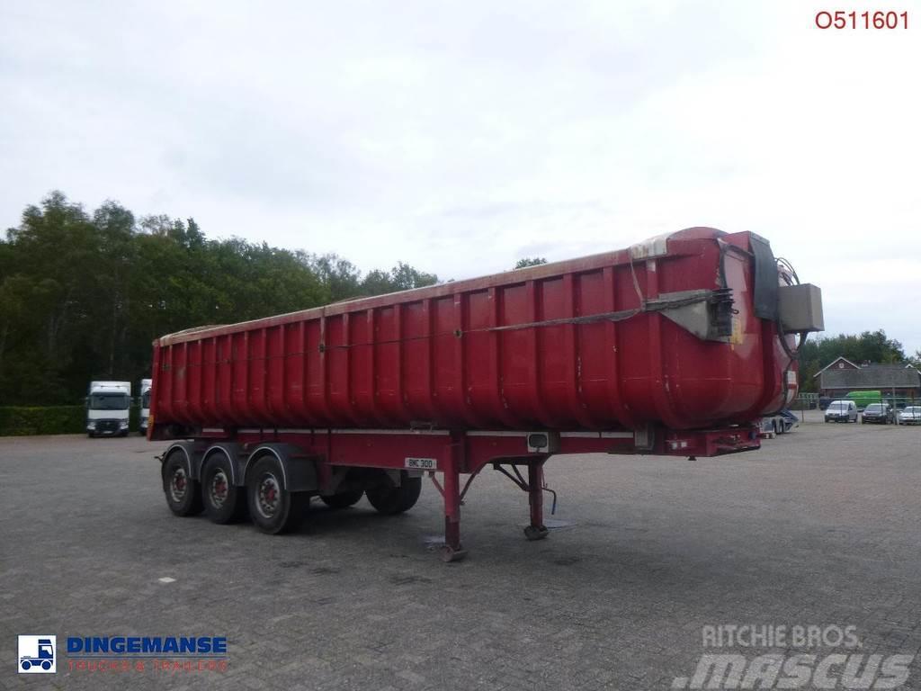 Fruehauf Tipper trailer alu 34.6 m3 + tarpaulin Damperli çekiciler