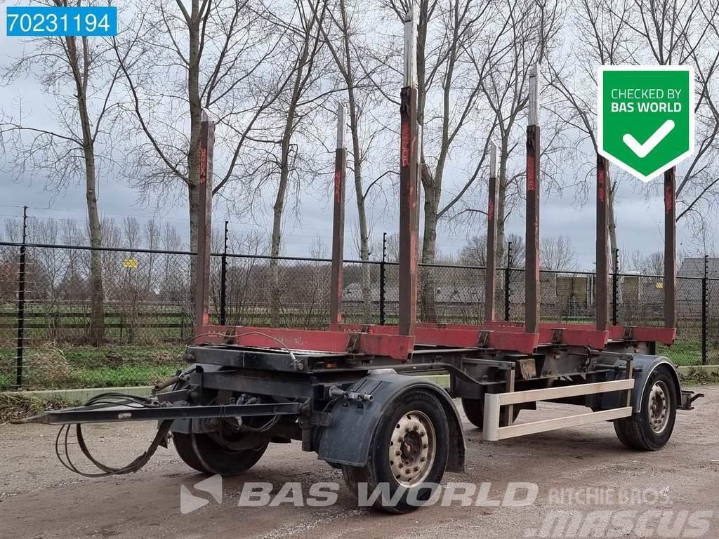  Pavic HTA 18 2 axles Holztransport Wood SAF Tomruk römorklari