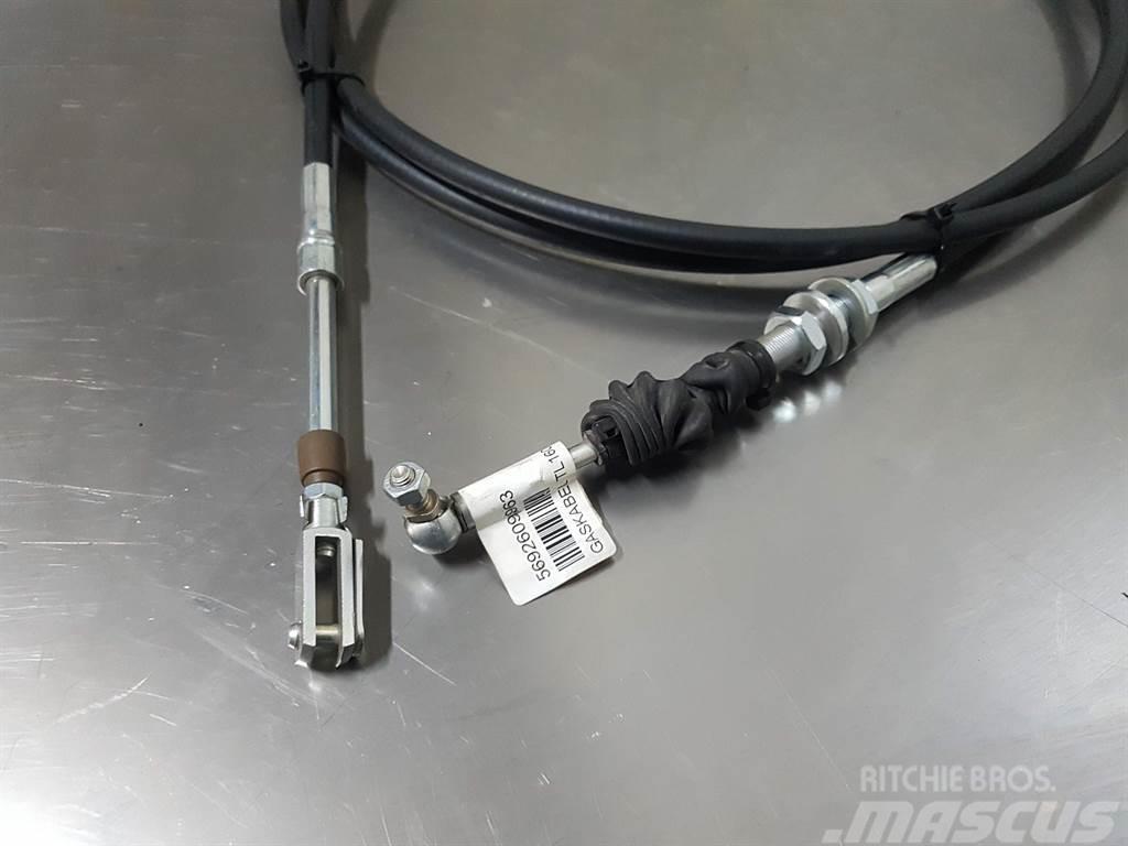 Terex TL160-5692609963-Throttle cable/Gaszug/Gaskabel Saseler
