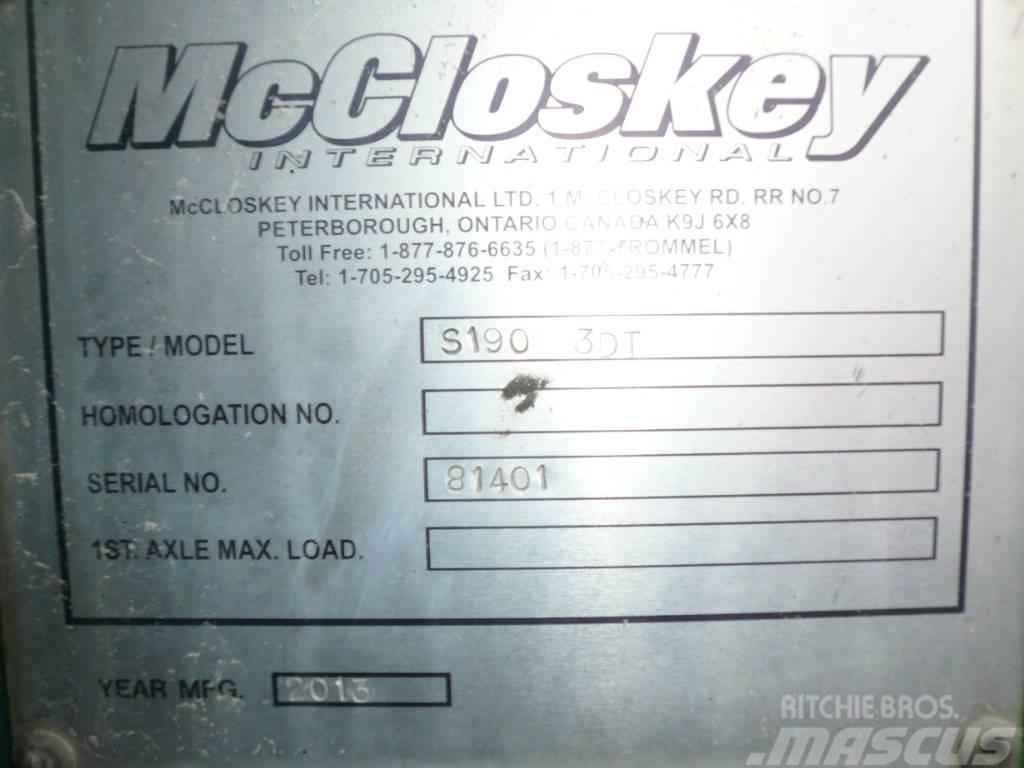 McCloskey S190 3D Gezer eleyiciler