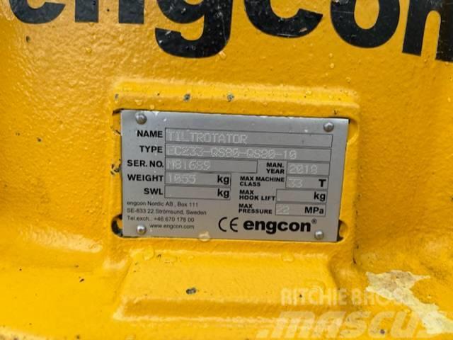 Engcon EC233-QS80-QS80-10, good condition Perdah makinalari